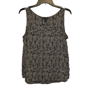 Eileen Fisher women Roadster Print Crepe De Chine Silk Tank